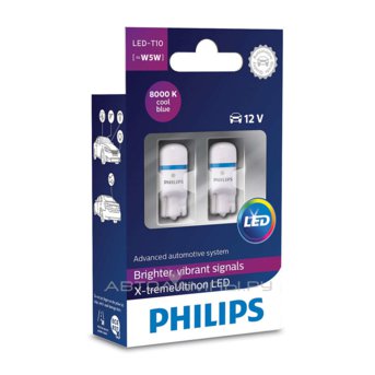W5W 12V-LED (W2,1x9,5d) 8000K 1,0W X-treme Ultinon LED (��.2��.) T10 127998000KX2