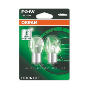 P21W 12V-21W (BA15s) (������. ���� ������) Ultra Life  -4008321415349 7506ULT