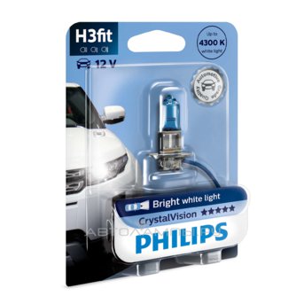 H3 12V- 55W (PK22s) (����� ����� ����) Crystal Vision ������� (1��.) 12336CVB1