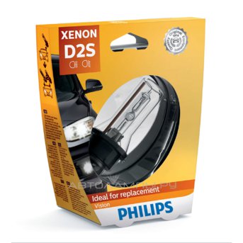 D2S 85V-35W (P32d-2) 4400K Vision (Philips) 85122VIS1